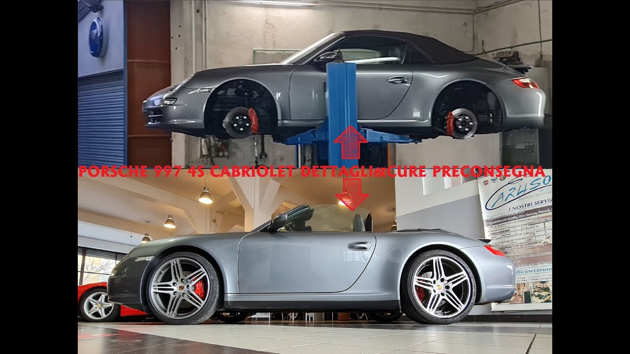 PORSCHE 997 4S CABRIOLET DETTAGLI E CURE PRECONSEGNA By OFFICINECARUSO