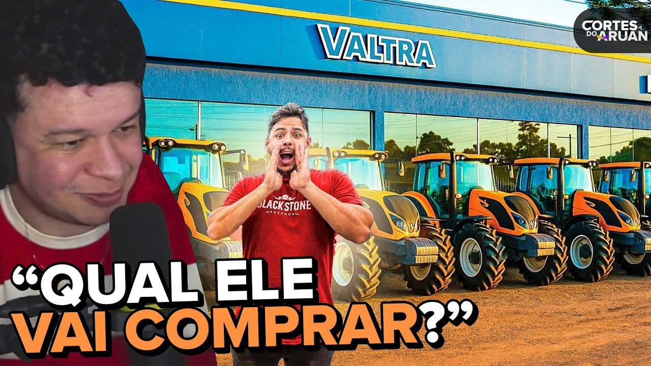 ARUAN REAGE: FUI NA CONCESSIONARIA DA VALTRA COMPRAR UM TRATOR 0KM (RENATO GARCIA) - Cortes do Aruan
