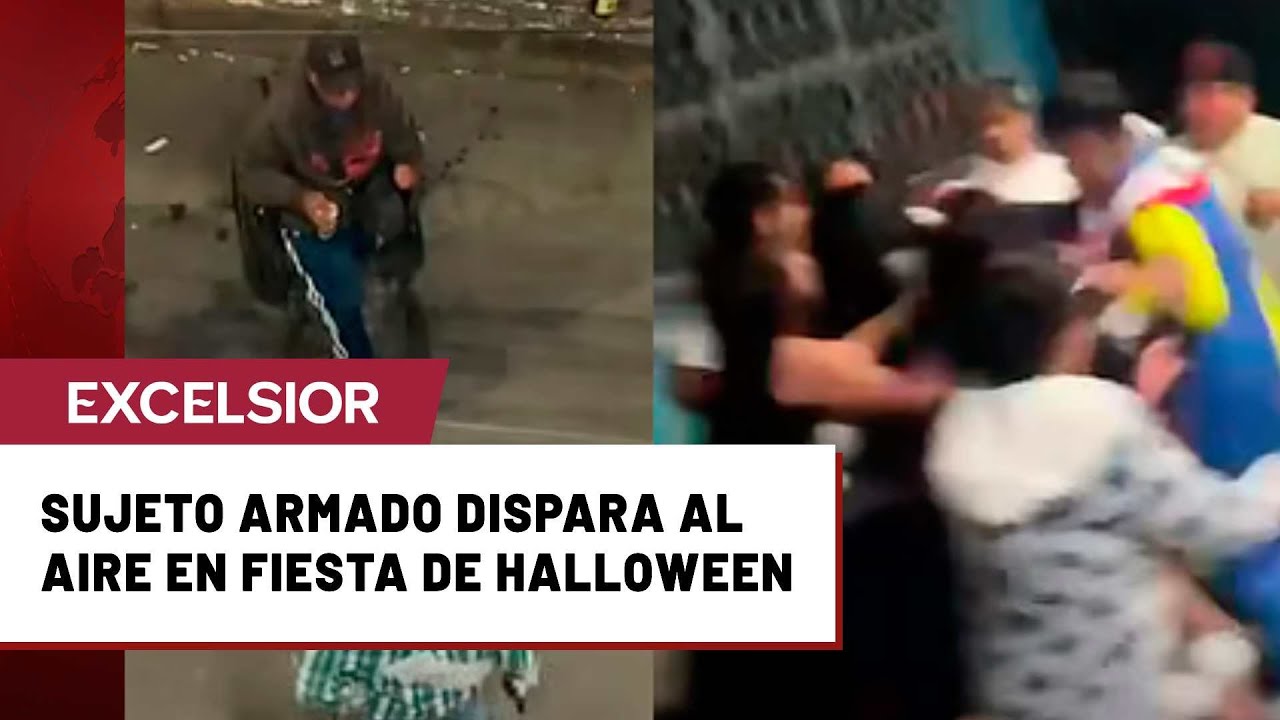 Fiesta de Halloween en &Aacute;lvaro Obreg&oacute;n termina en trifulca