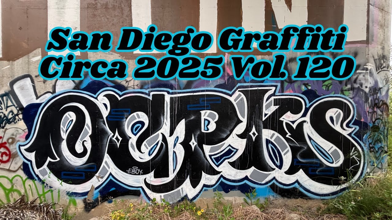 San Diego Graffiti Volume 120 Circa 2025 Camera Clan