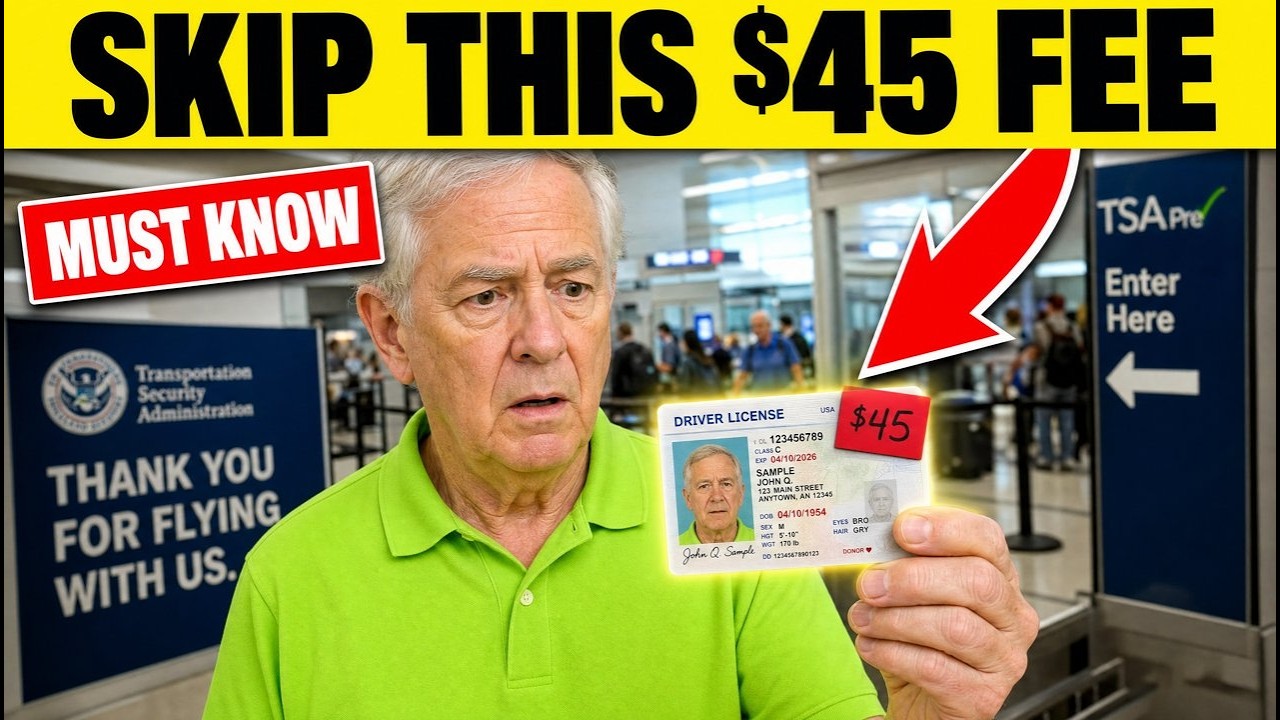 Flying After 60 in 2026? Don't Get Hit With TSA's $45 Penalty
