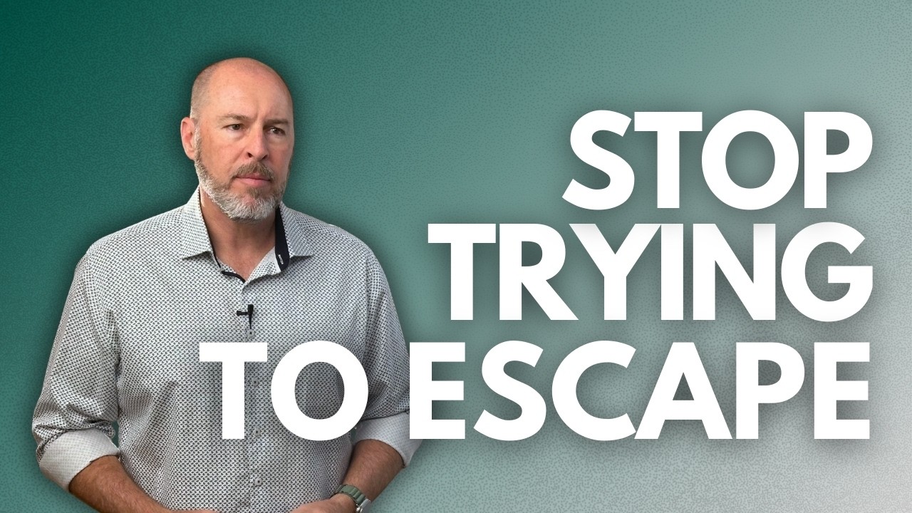 Why Escaping Your Life Is Making You More Exhausted