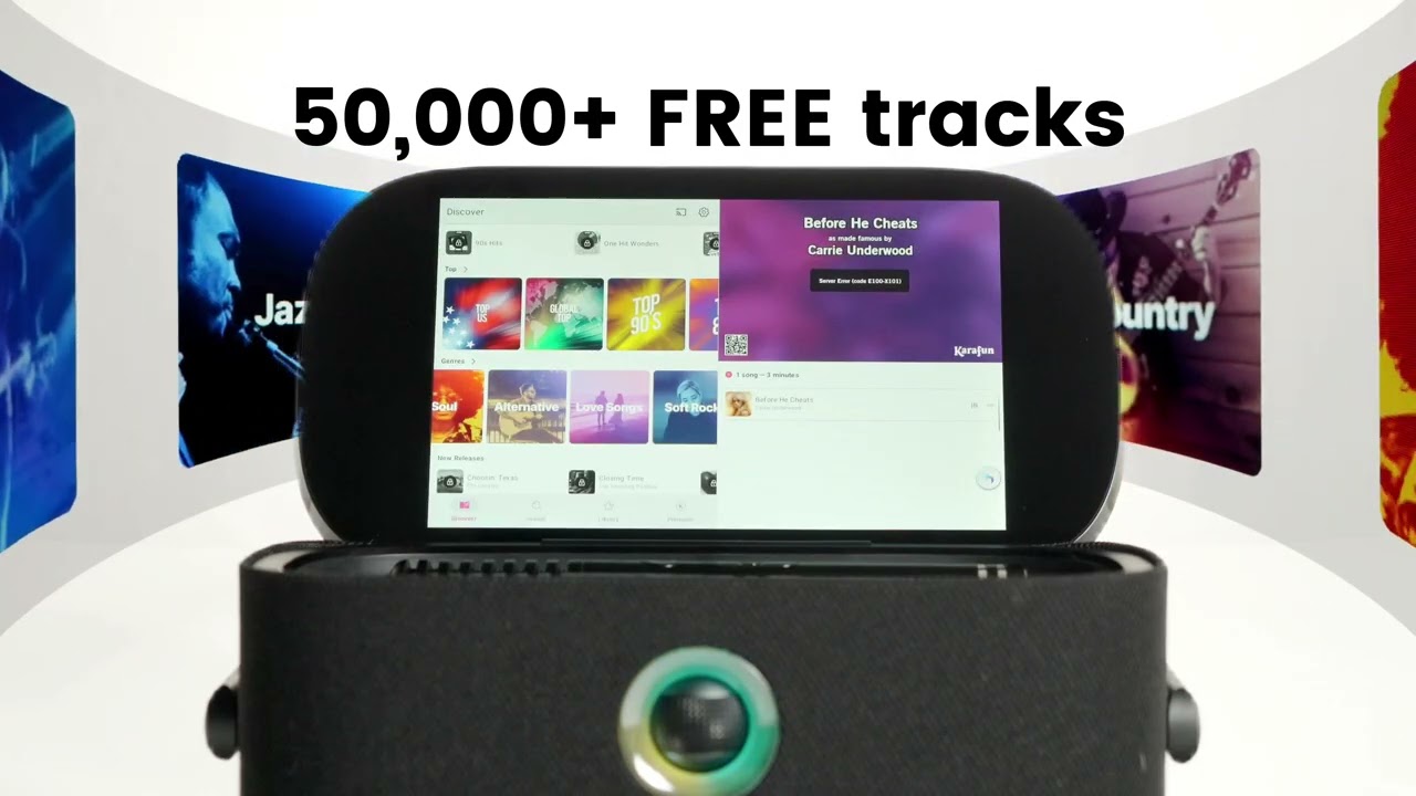 Ikarao Smart Karaoke System: Your Portable Party Machine. Sing Anytime, Anywhere!
