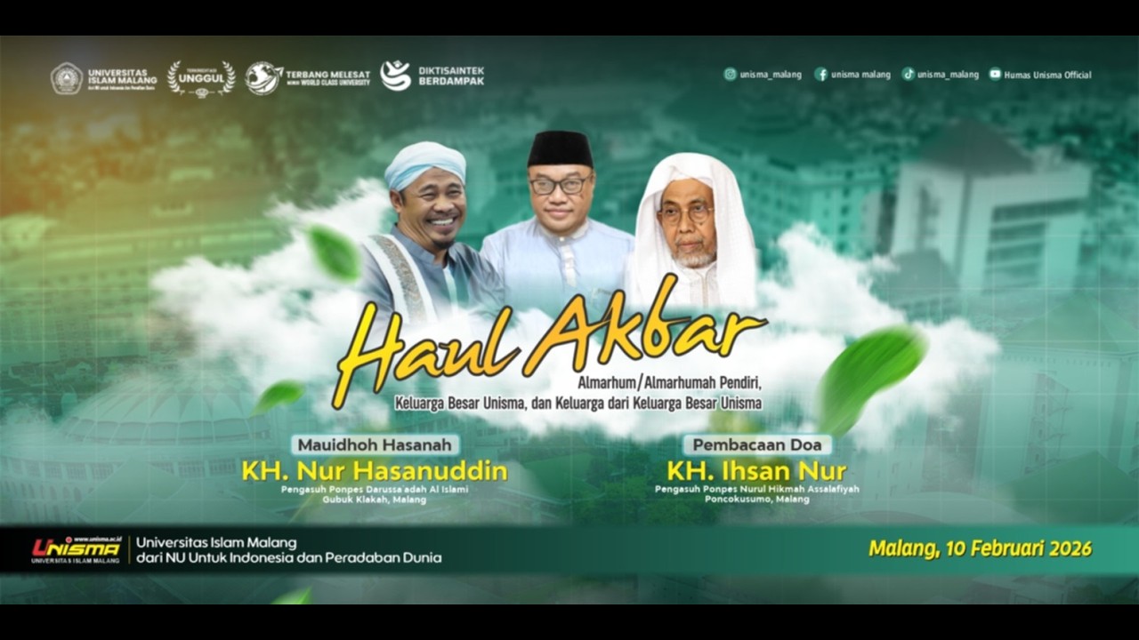 Haul Akbar Pendiri, Keluarga Besar Unisma, dan Keluarga dari Keluarga Besar Unisma 2026