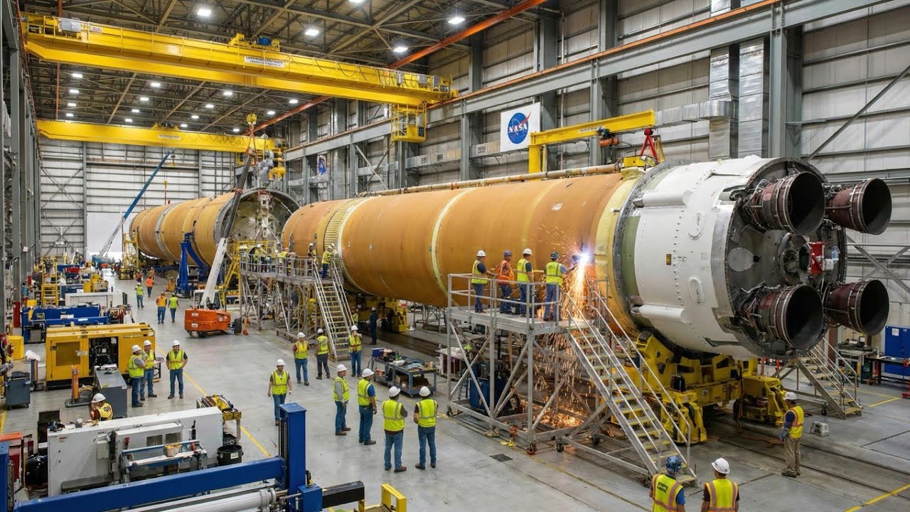 Inside the NASA Factory Building World's Most Powerful Rockets for Mars (Full Process)