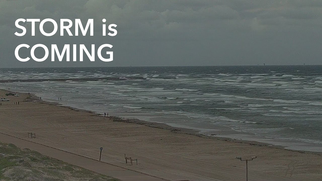 Live Camera - Tropical Storm  is Coming, Padre Island, TX