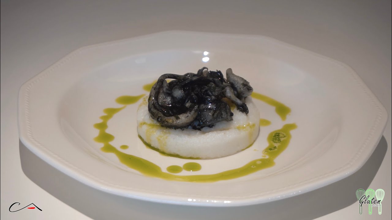 GLUTEN PEDIA - SEPPIE CON POLENTA BIANCA