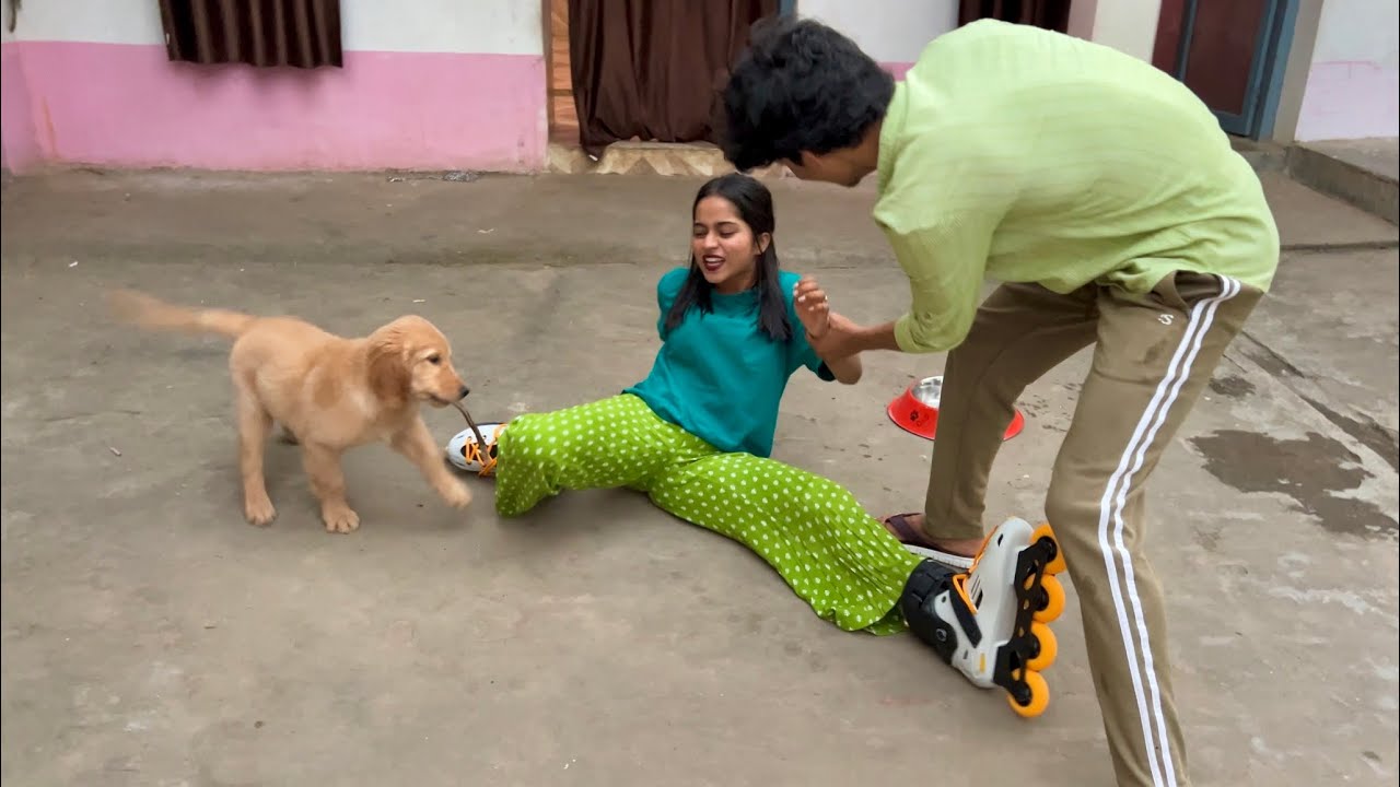 Skating kar ke taang tod liya 😂