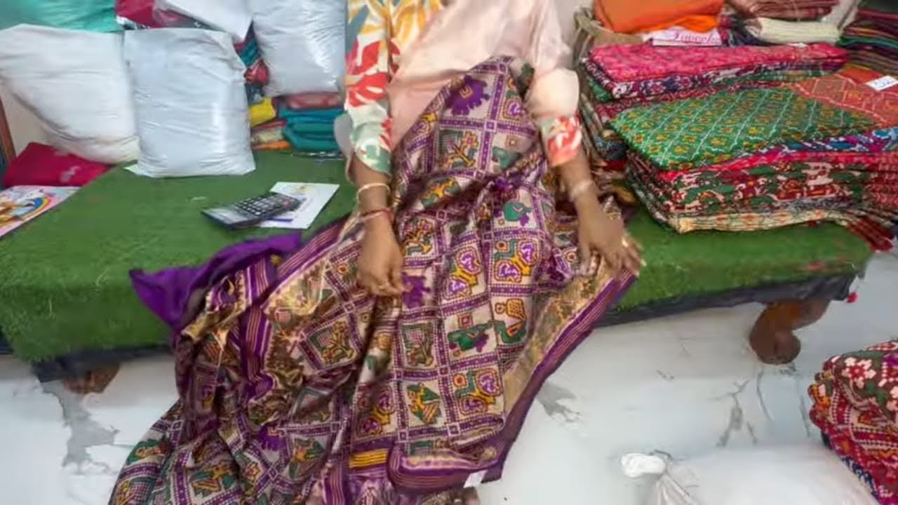 Part-2# Rajkot Patola sarees #trending #saree #suveeksha collections1018#6300765237 #ytviral