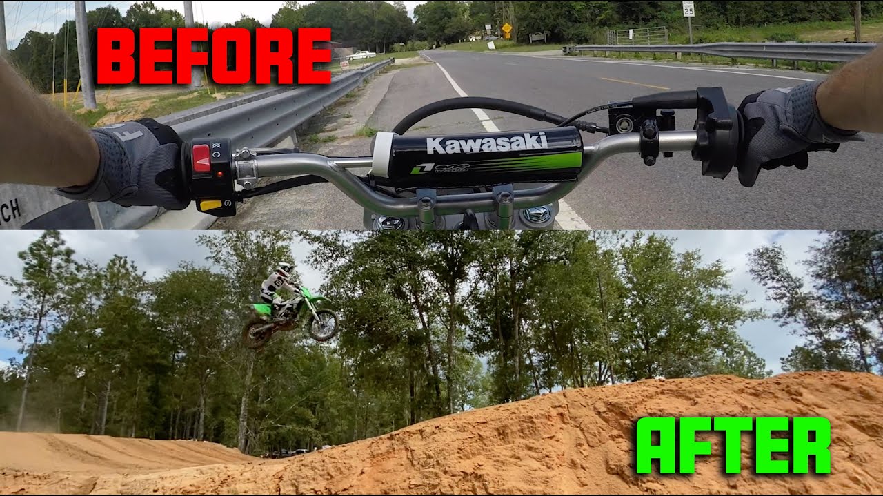 MY PROGRESSION RIDING DIRT BIKES WITHIN 5 MONTHS!!