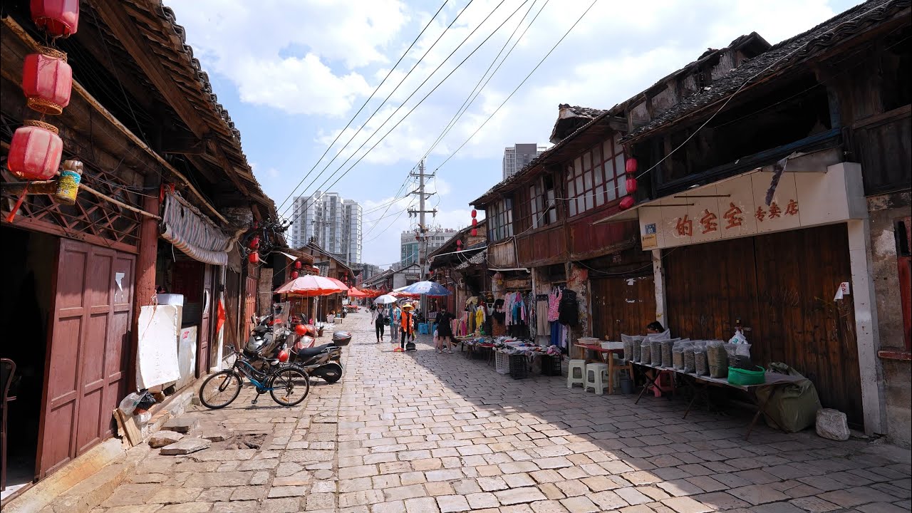 Local customs, old buildings, local life，Anshun, Guizhou, China【4K 50P】