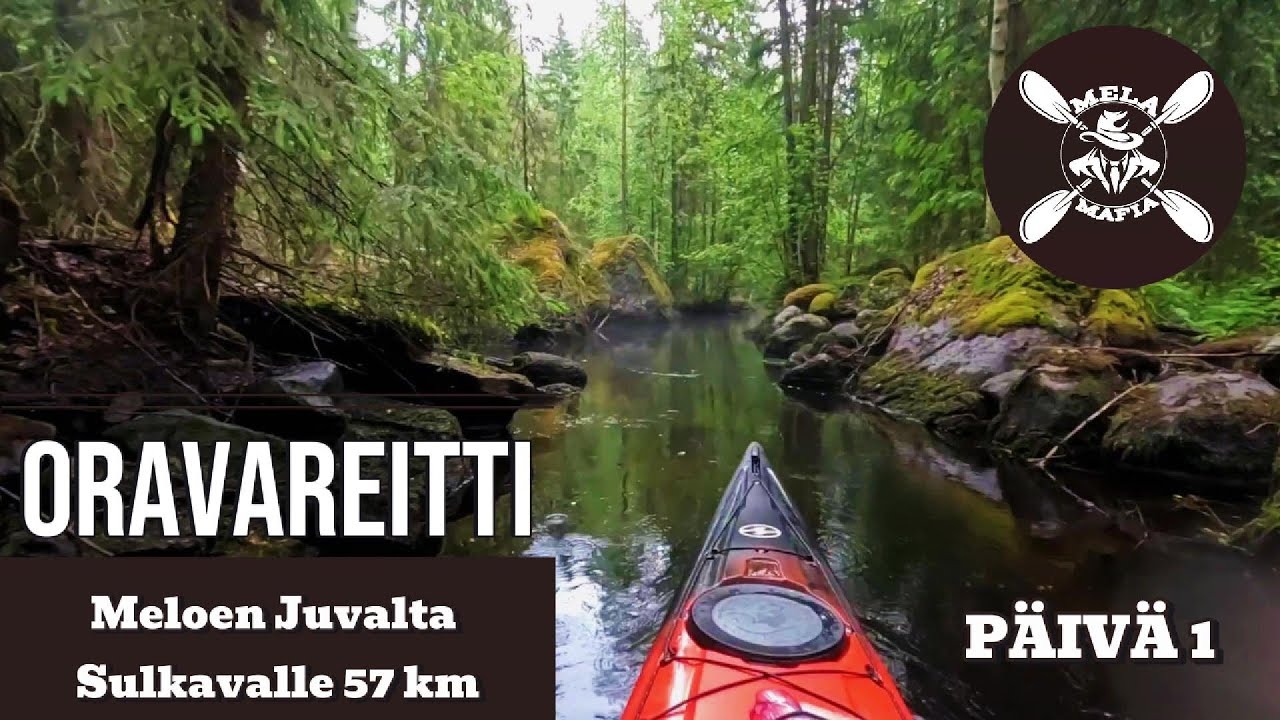 Oravareitti - meloen Juvalta Sulkavalle 57 km - Päivä 1