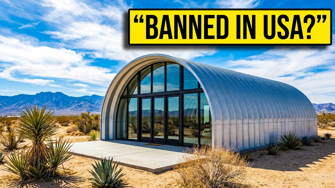 This STEEL ARC HOME Survives CATEGORY 5 HURRICANES. Why Is It ILLEGAL?
