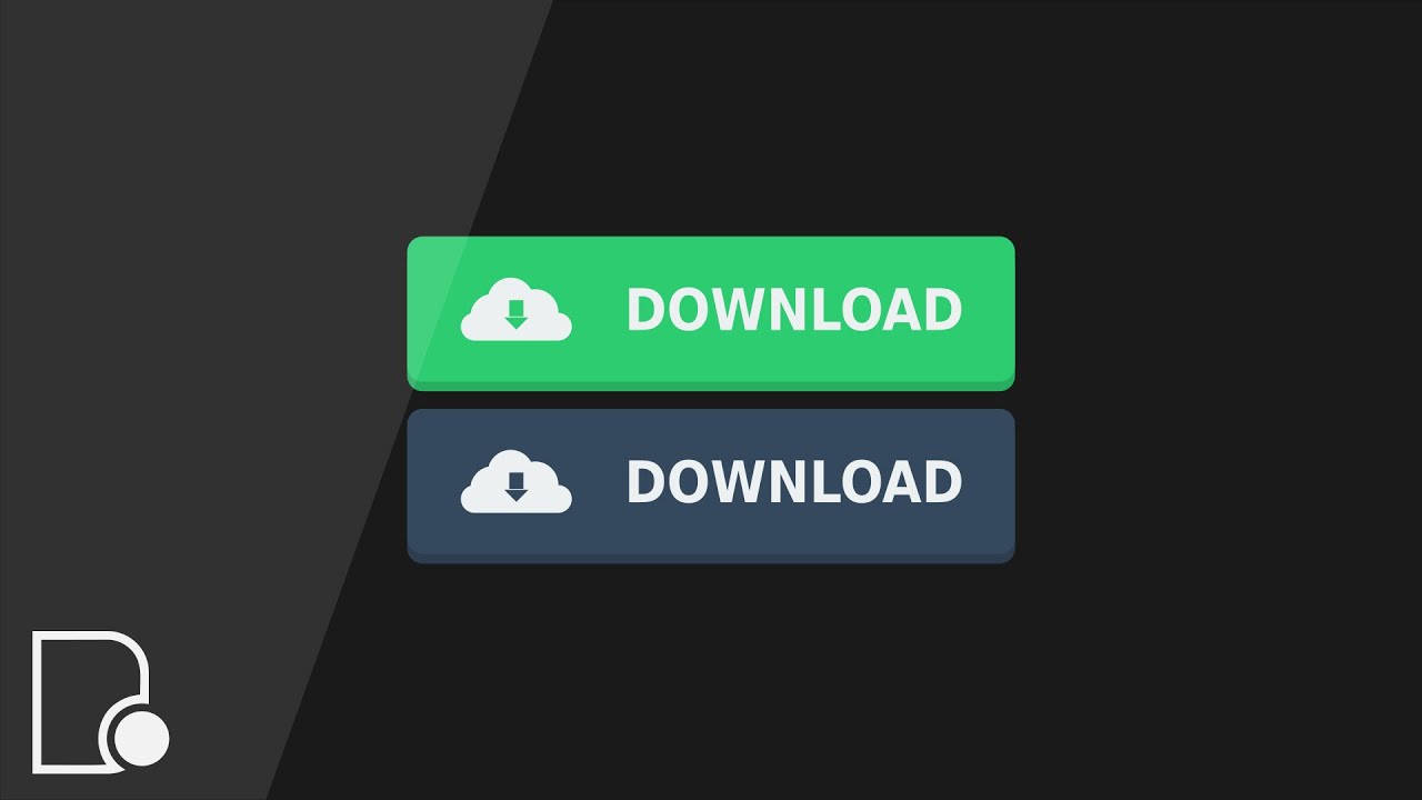 Flat Design Web Element Button || Inkscape Tutorial