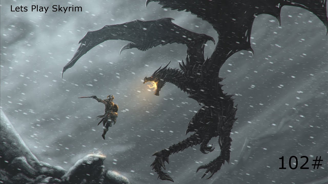 Lets Play Skyrim 102 Alduins Ende in Souvengarde