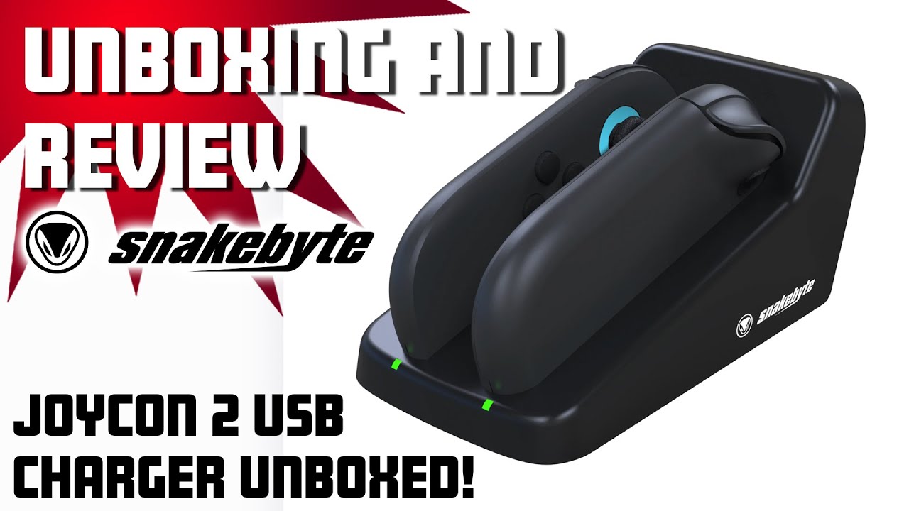 Snakebyte Twin Charge S2 Joycon Charger for Switch 2: Unboxing and review