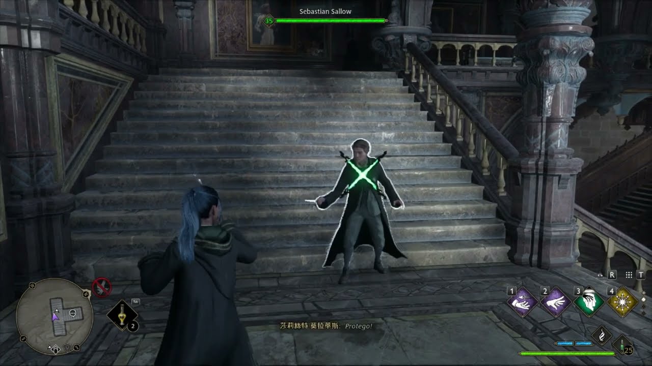 【Hogwarts Legacy】I tried dark magic on Sebastian + allowed schoolmates to use all spells to fight