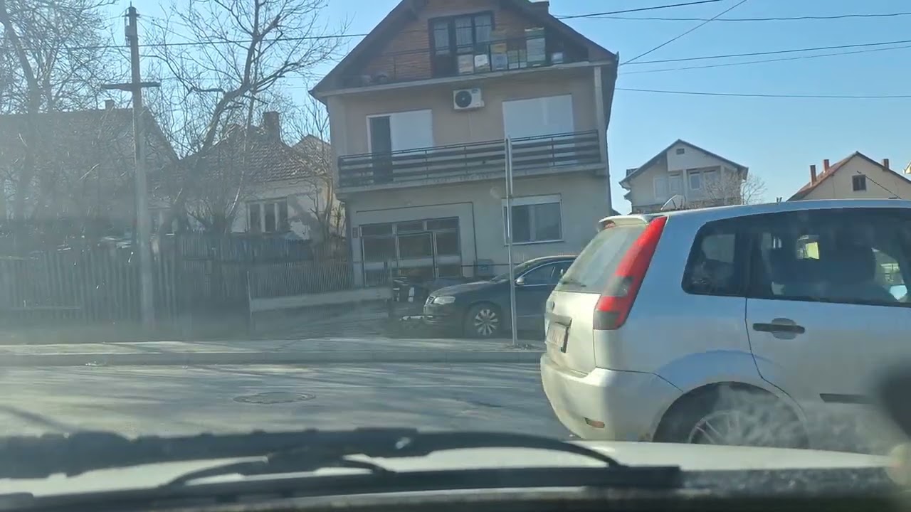 Kragujevac, vožnja kroz grad, 17.01.2026. Ul. Milice Milojković- Južna obilaznica- Čegarska 
