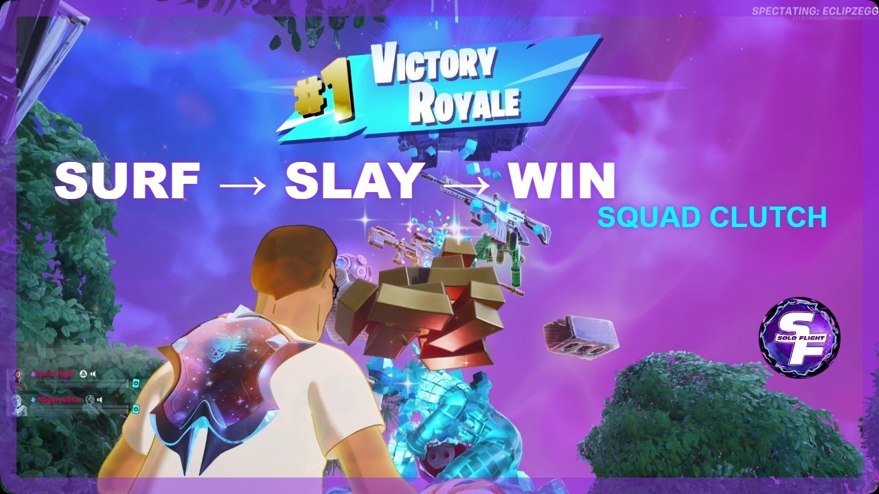 Clutch Squad Finish | Random Squads Victory Royale