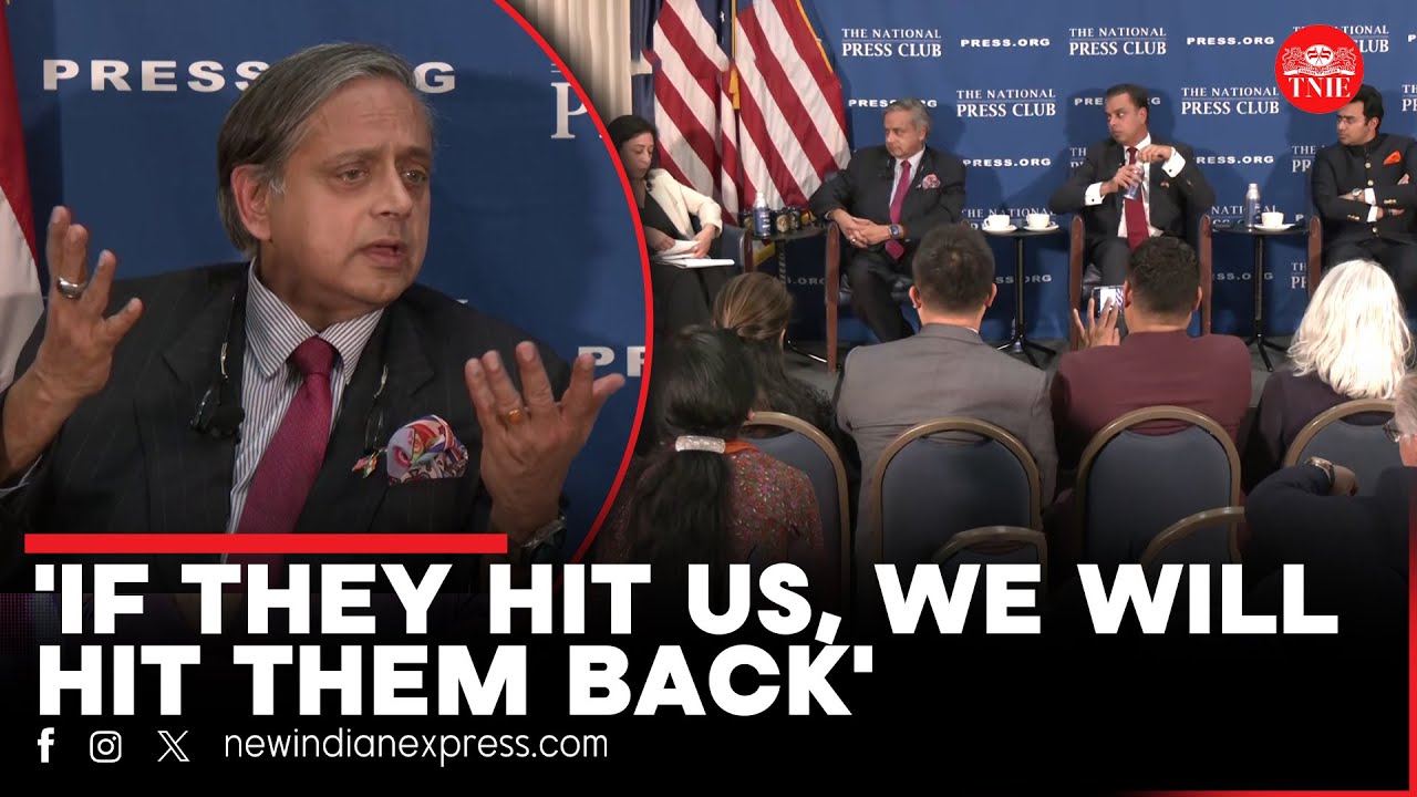 Shashi Tharoor on talks with Pakistan: 'No dialogue with people who point a gun at our heads'