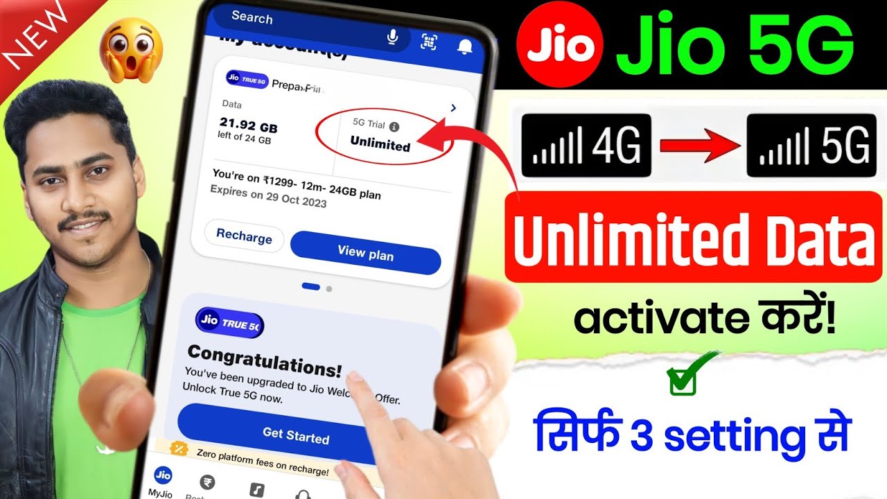 Jio 5g Activate Kaise Kare | How To Activate Jio 5g Unlimited Data | Jio 5g Setting Kaise Kare 2025