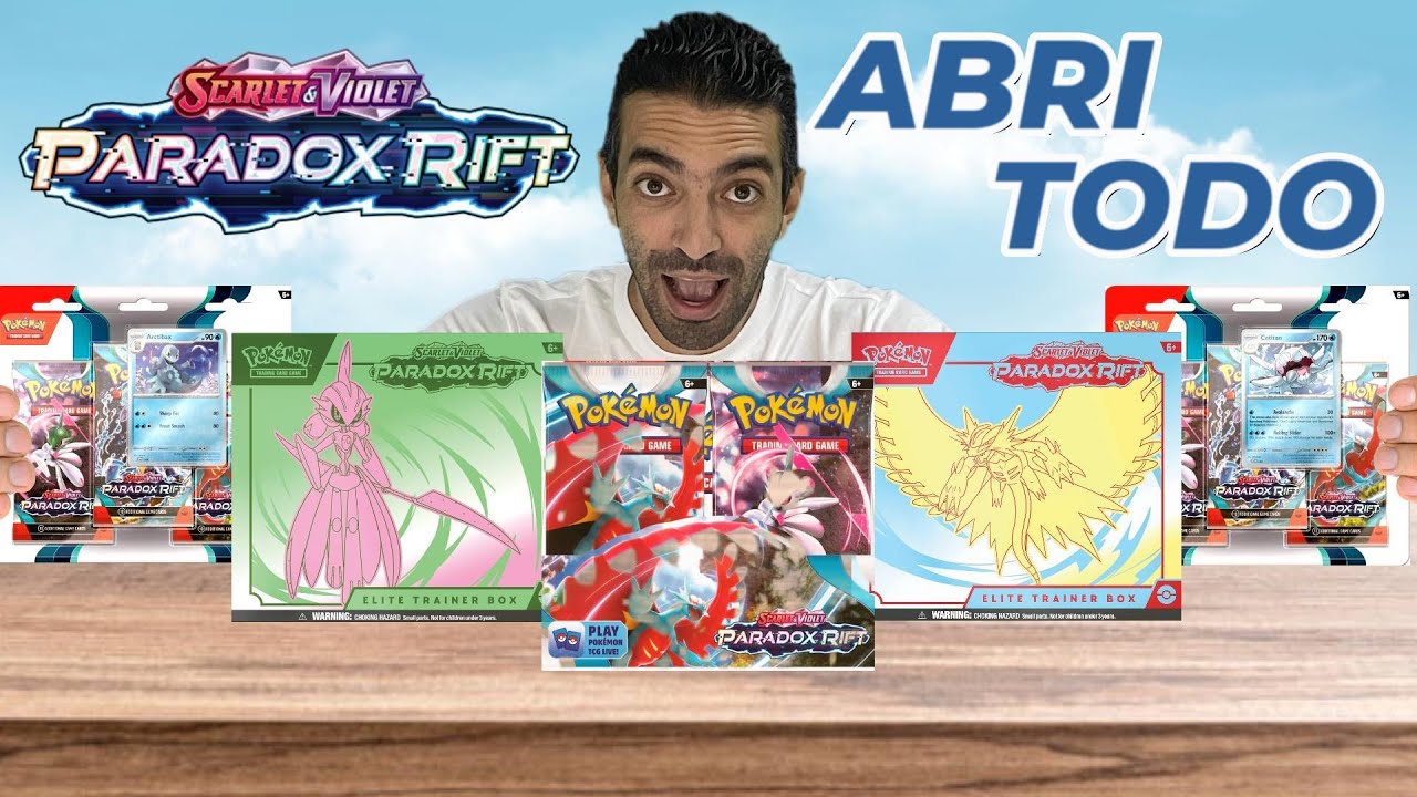 Abrí TODOS los productos del NUEVO SET PARADOX RIFT  Pokémon TCG.... Y no van a creer lo que saque!