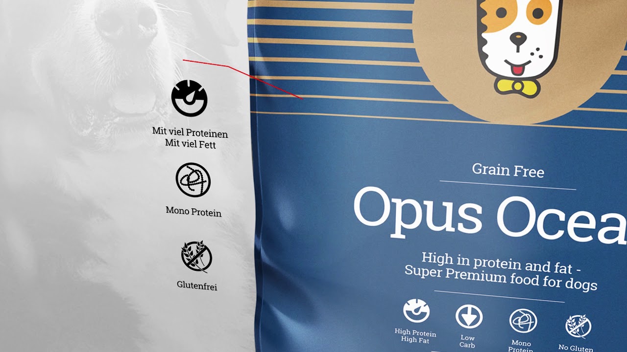 Husse Tierfutter. Trockenfutter f&uuml;r Hunde Opus Ocean