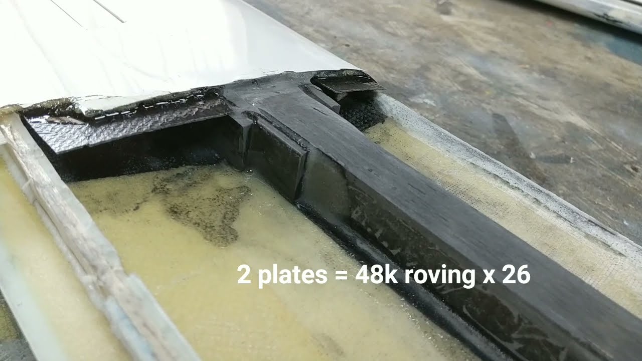 Carbon spar partial transplant (SALT H10 wing repair )