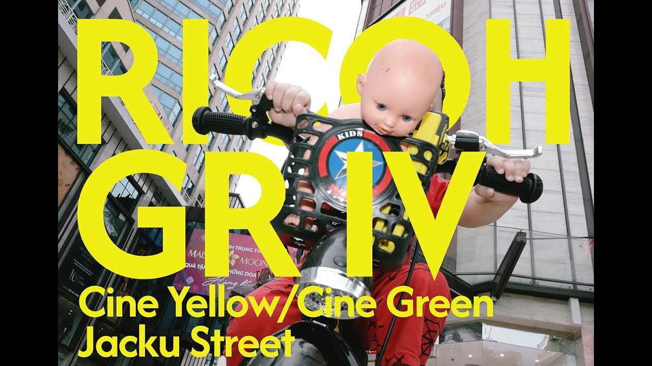 Ricoh GRIV - Test Cine Yellow/Cine Green Tone - Jacku Street