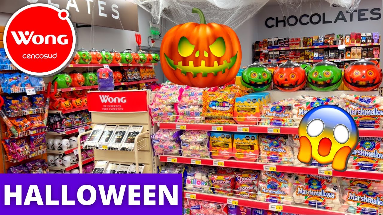 🎃Ofertas WONG HALLOWEEN [Hoy Dulces, Golosinas y Caramelos]✅Bolsas de Dulces para Halloween