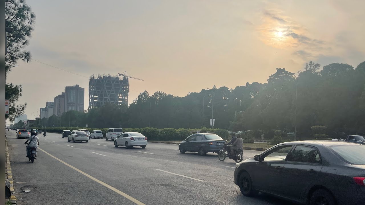 Jinnah Avenue |Walking Tour| Islamabad 🇵🇰