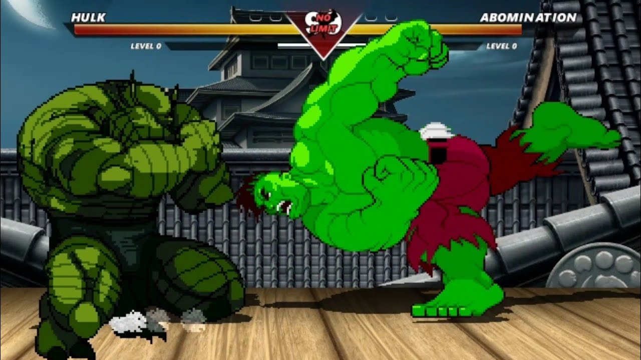 HULK VS ABOMINATION - VERY INCREDIBLY EXCITING FIGHT !