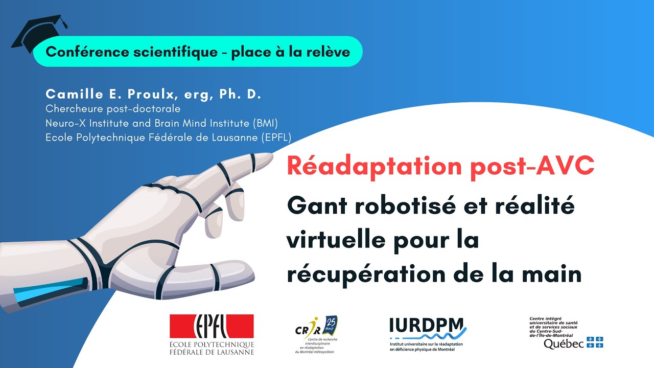 Réadaptation Post-AVC: Gant robotisé et réalité virtuelle pour la récupération de la main