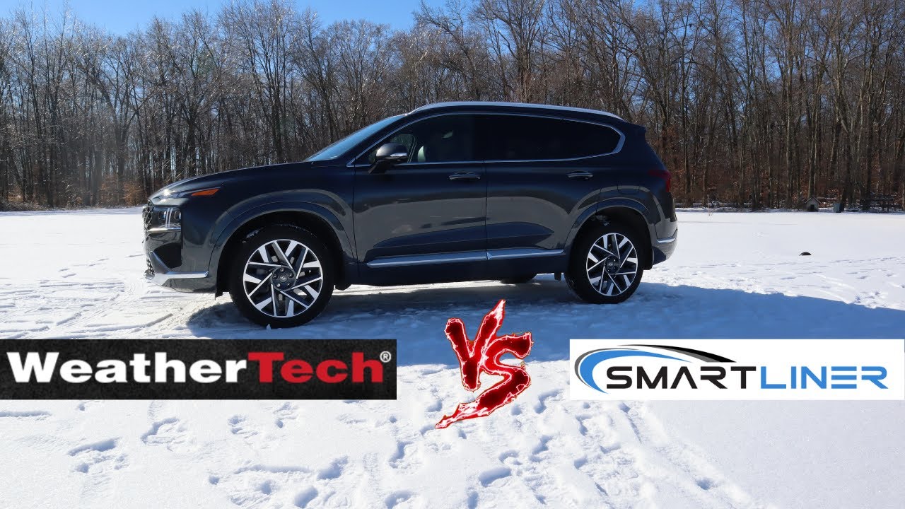 2021 - 2023 Hyundai Santa Fe - Smartliner vs Weathertech Floor Liners