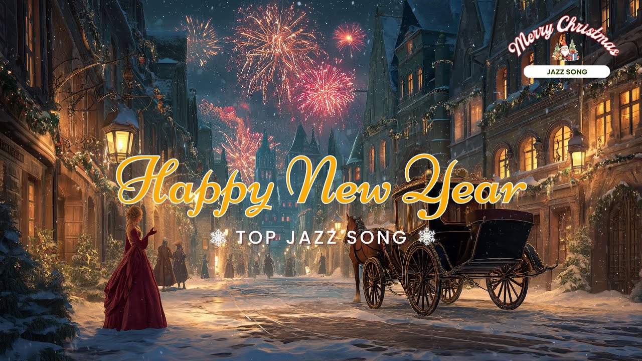 Happy New Year Jazz Songs 🎆 Vintage Winter Night Jazz Music to Celebrate a Warm and Elegant New Year