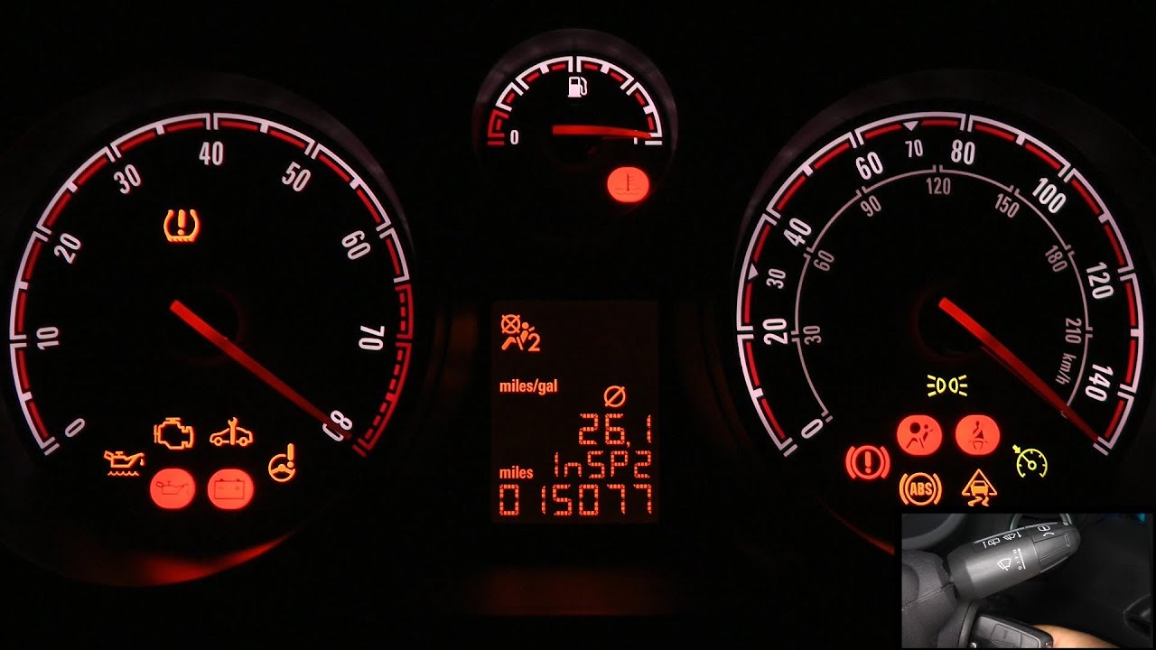 Vauxhall / Opel quick access to hidden temp gauge  (for newer in dash computers)