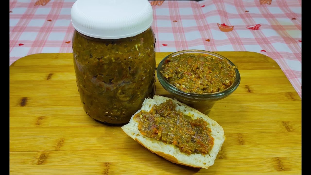 Caviar de Berinjela! Incrivelmente delicioso. Experimente e você sempre fará isso!