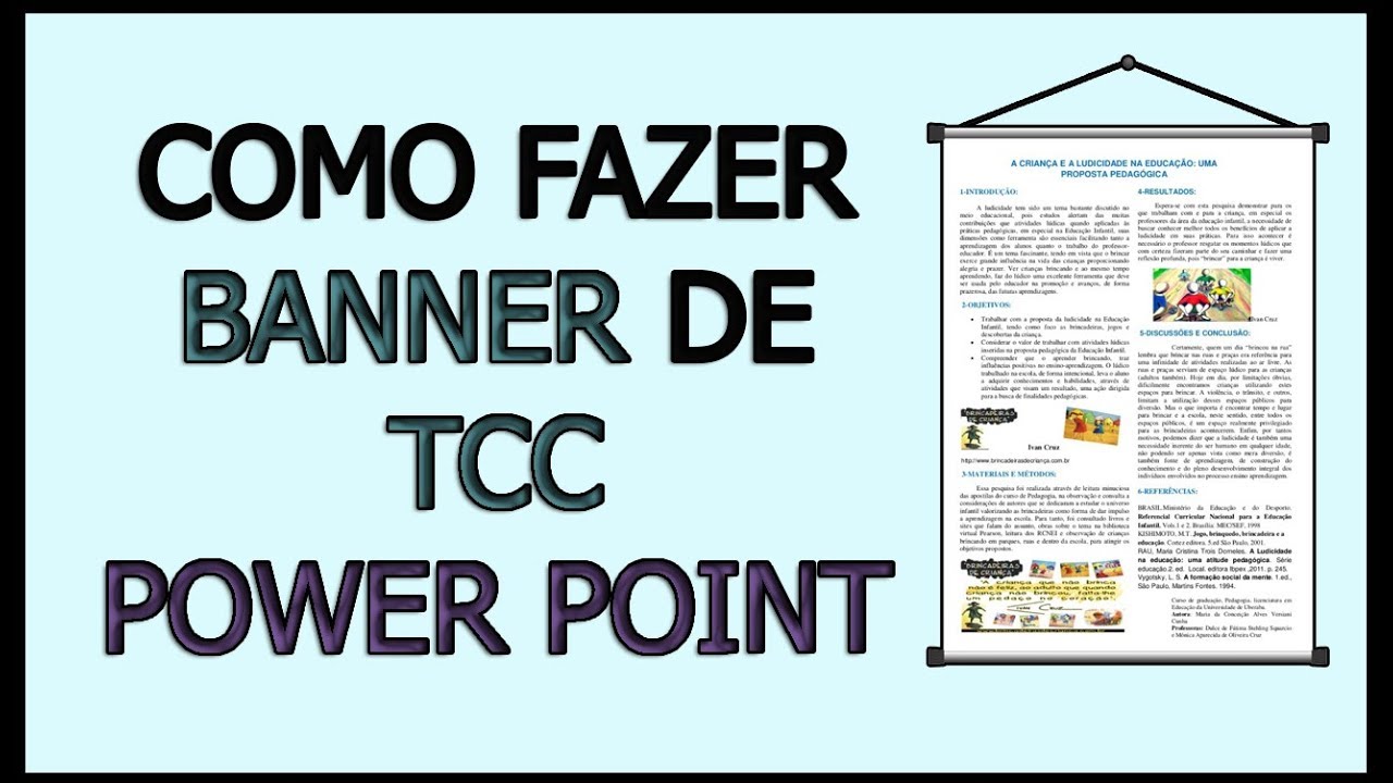 Como Fazer Banner para TCC no Power Point