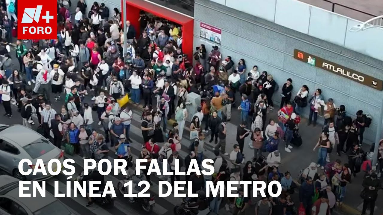 Fallas en Línea 12 del Metro CDMX desatan caos: ¿En Qué Estaciones No Hay Servicio? - Las Noticias