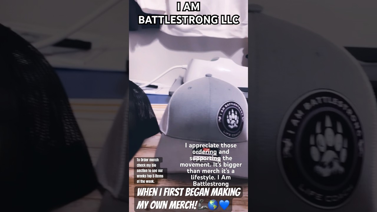 When I First Began My Merch | Throwback Thursday | I Am Battlestrong #Faith #resilience #God