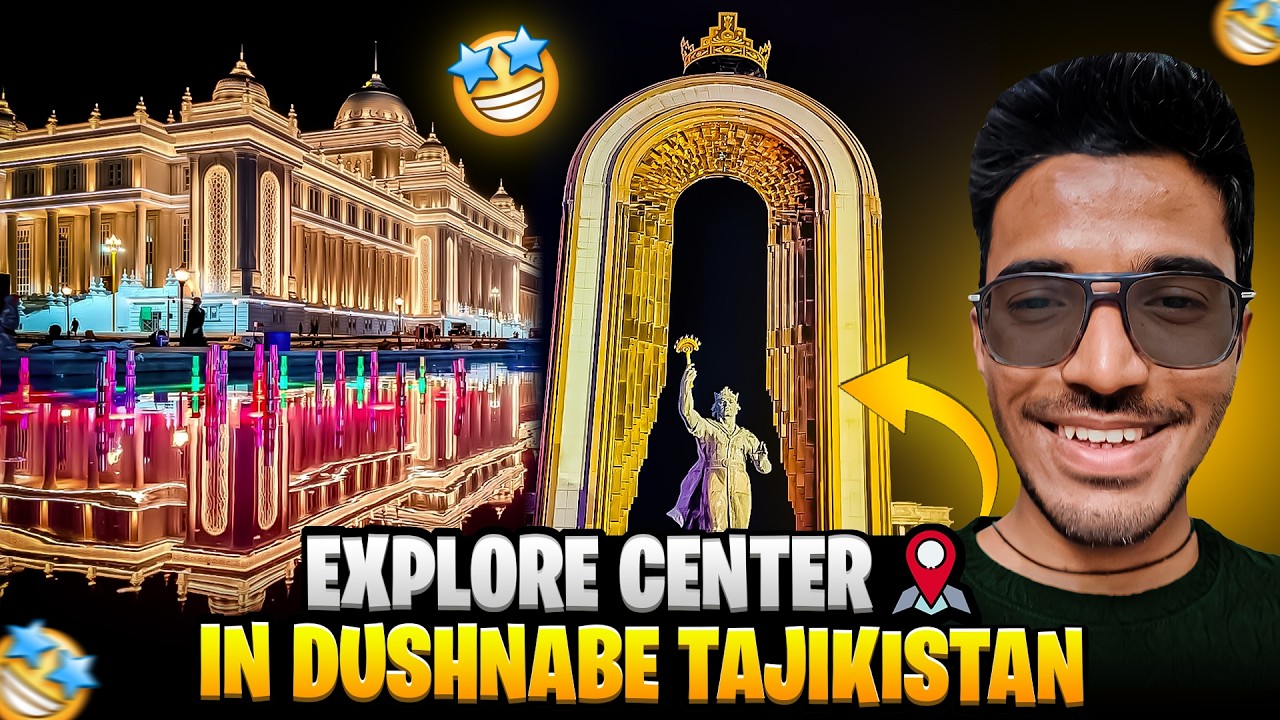 Explore Center In Dushanbe City Tajikistan 😍🏙