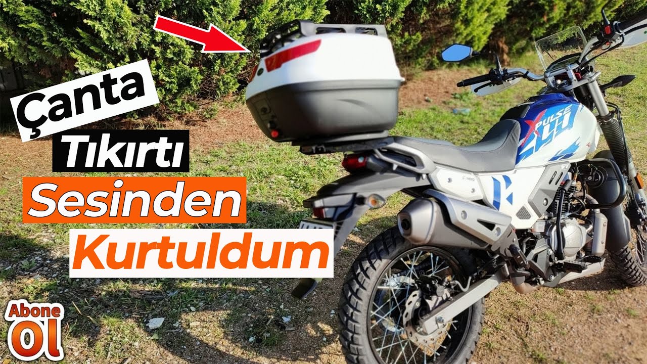 Motosiklet Arka Çanta (MAXEM SL-40) Tıkırtı/Zırıltı Sesi Nasıl Giderilir?