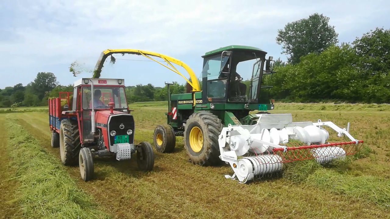 Senaža john deere 5730 Trebotin(Kru&scaron;evac)