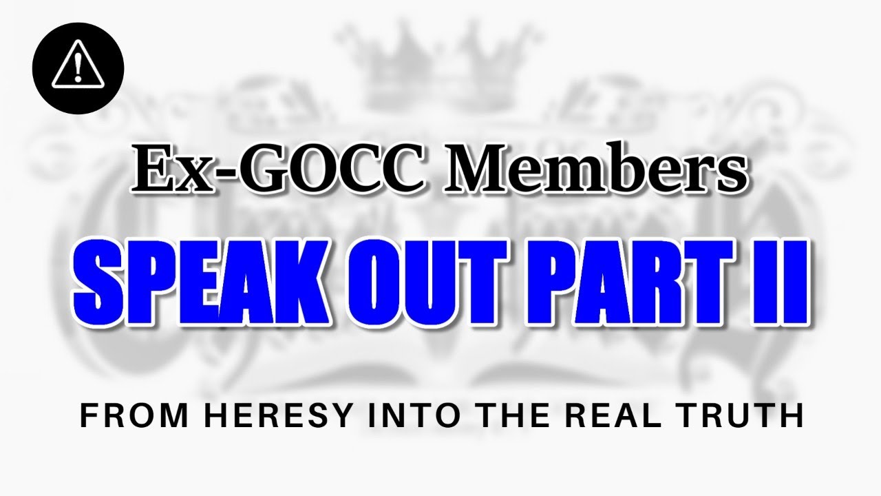 GOCC Exposed. Former Bishop and Founding Member Speaks Out