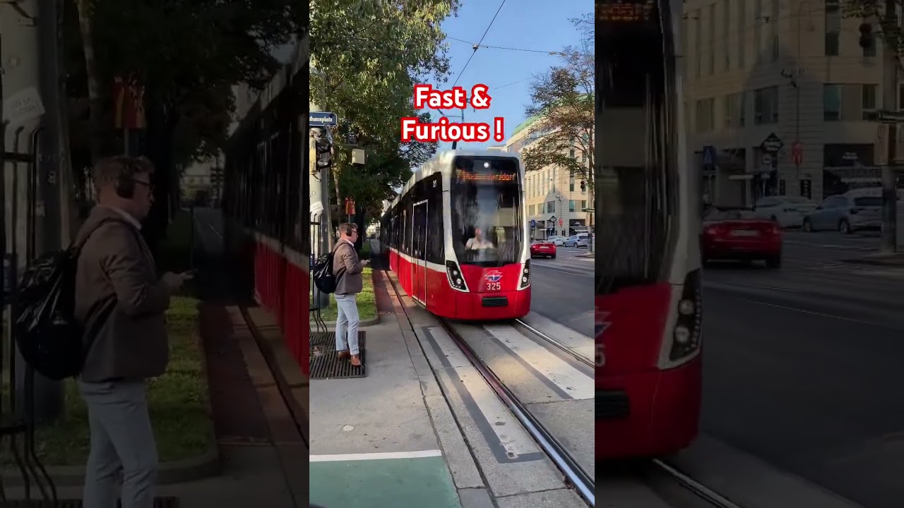 FAST AND FURIOUS FLEXITY !! #trainspotting #bombardier #trolley #railfans #vienna