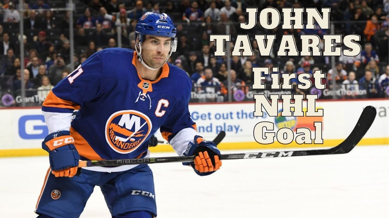 John Tavares #91 (New York Islanders) first NHL goal Oct 3, 2009 (Classic NHL)