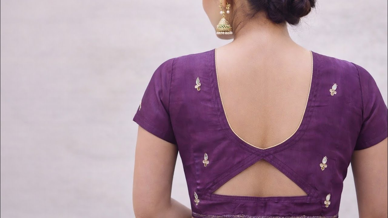 Blouse designs|Back Neck Blouse Design cutting & stitching|ब्लाउज का डिजाइन|Blouse Back Neck Designs