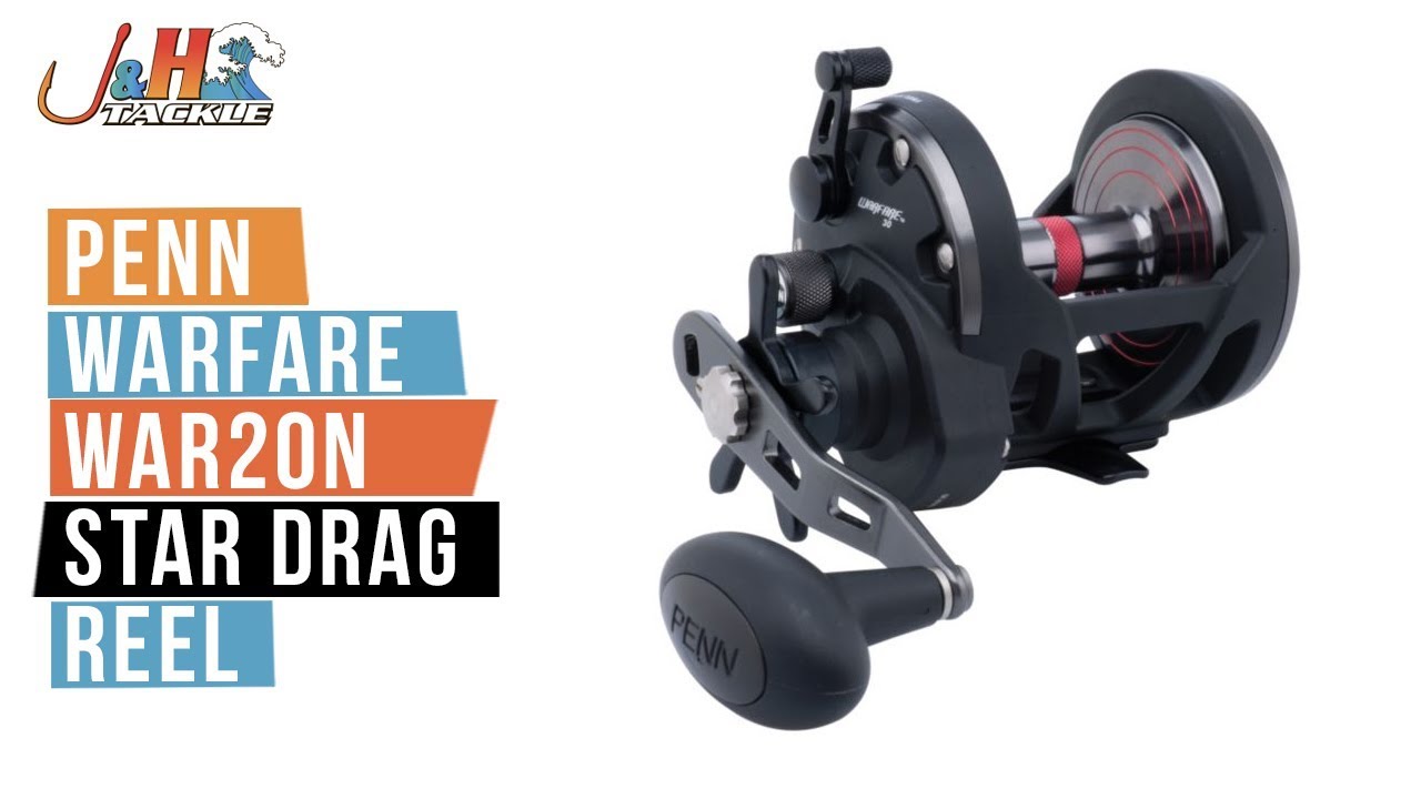 Penn Warfare WAR20N Star Drag Reel | J&H Tackle