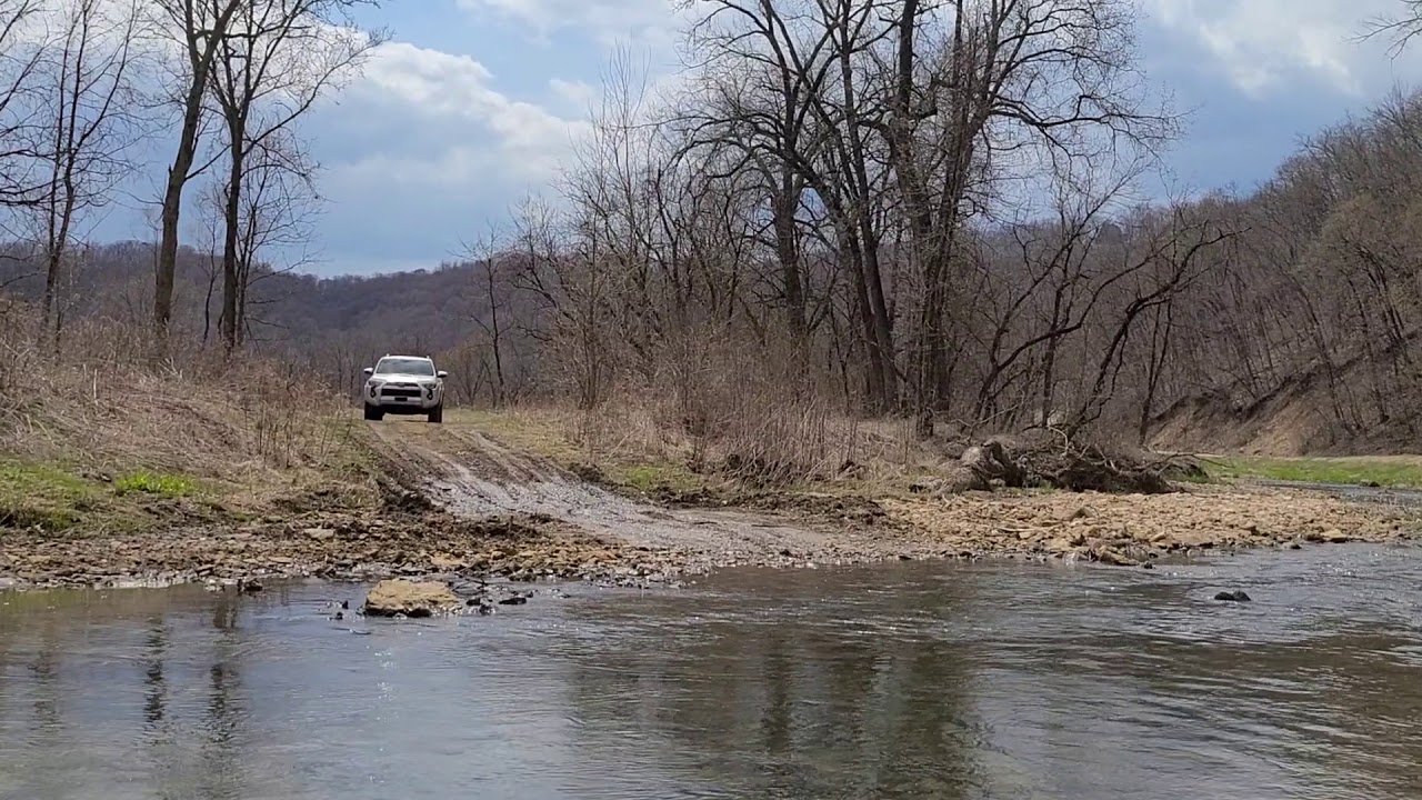 Trans Wisconsin Adventure Trail Toyota 4Runner Creek Crossing