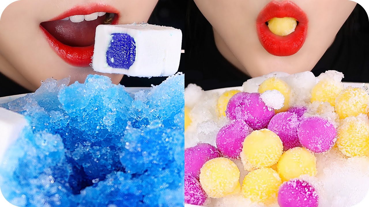 ICE ASMR COMPILATION #4 🧊❄️